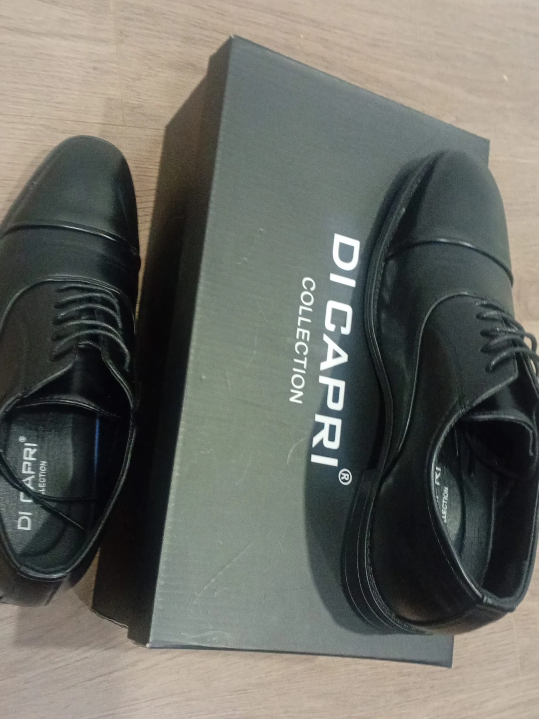 DI CAPRI COLLECTION Black Oxford Dress Shoes