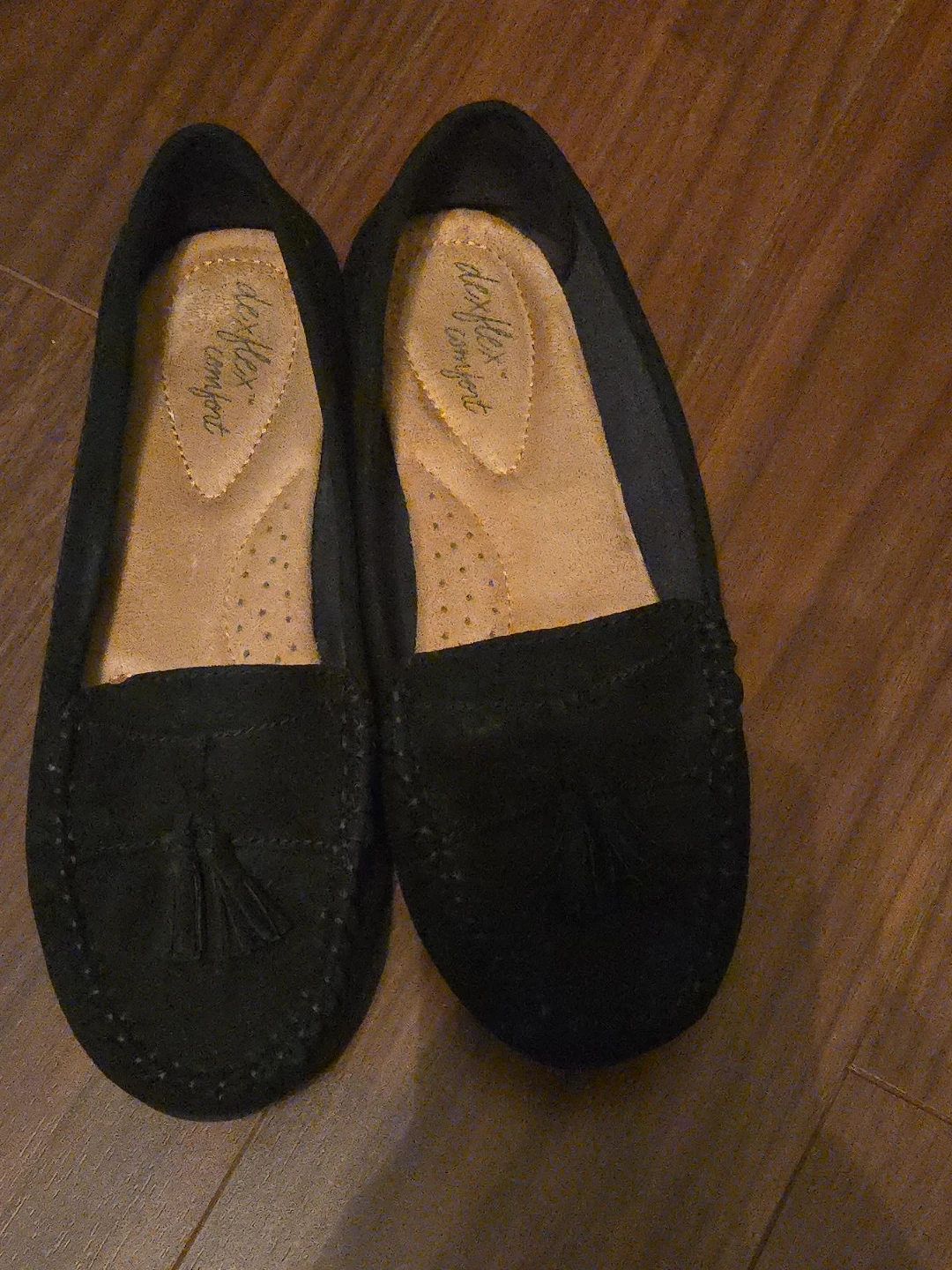 Dexflex Comfort Black Loafers - Size 9 - photo 2