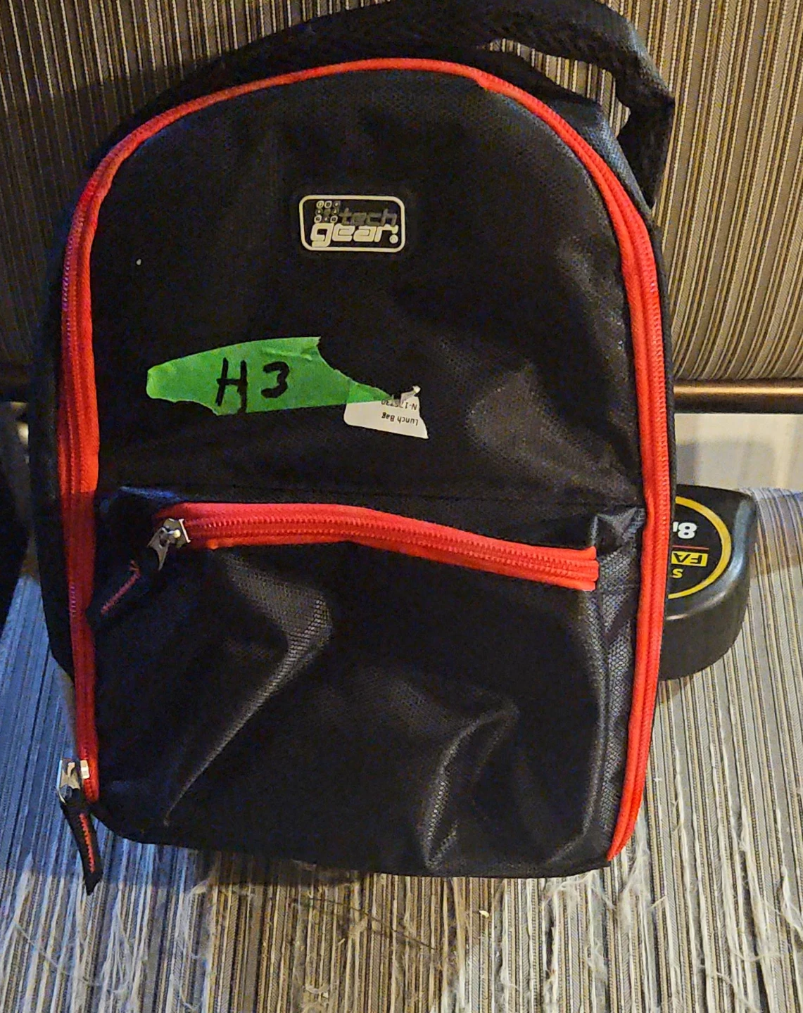 Tech Gear Black and Red Small Bag