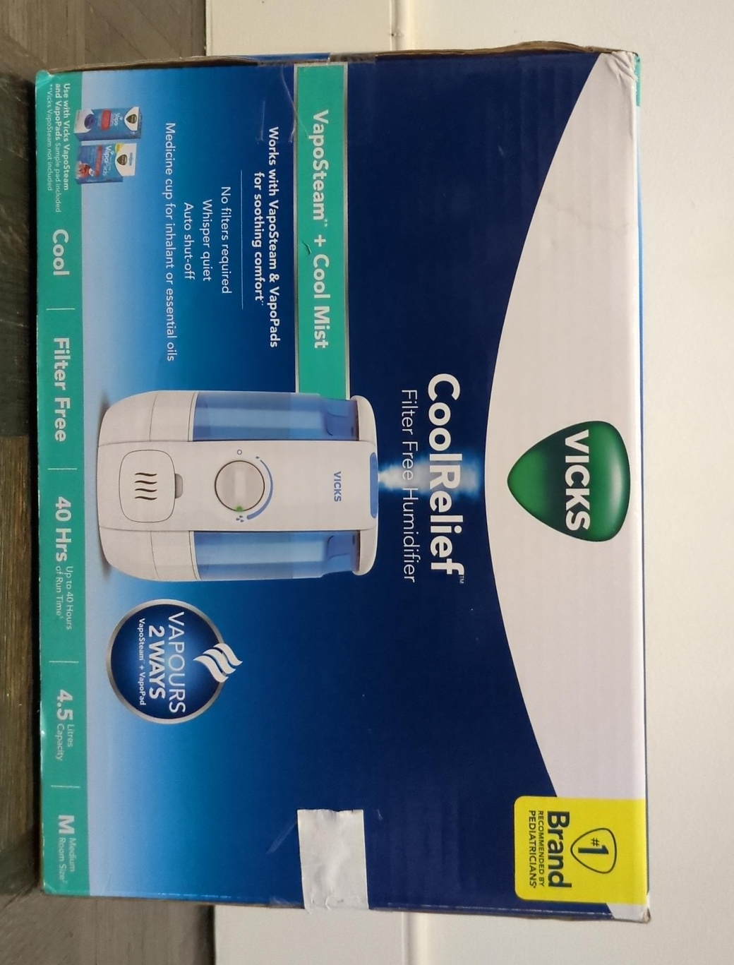 Vicks CoolRelief Filter Free Humidifier