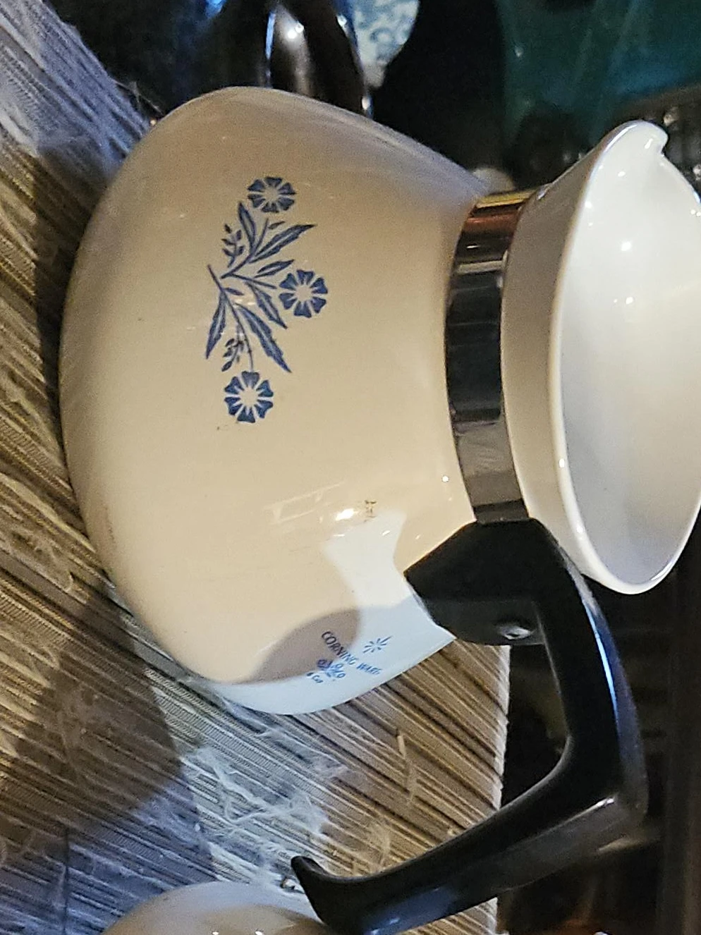CorningWare Cornflower Blue Coffee Pot