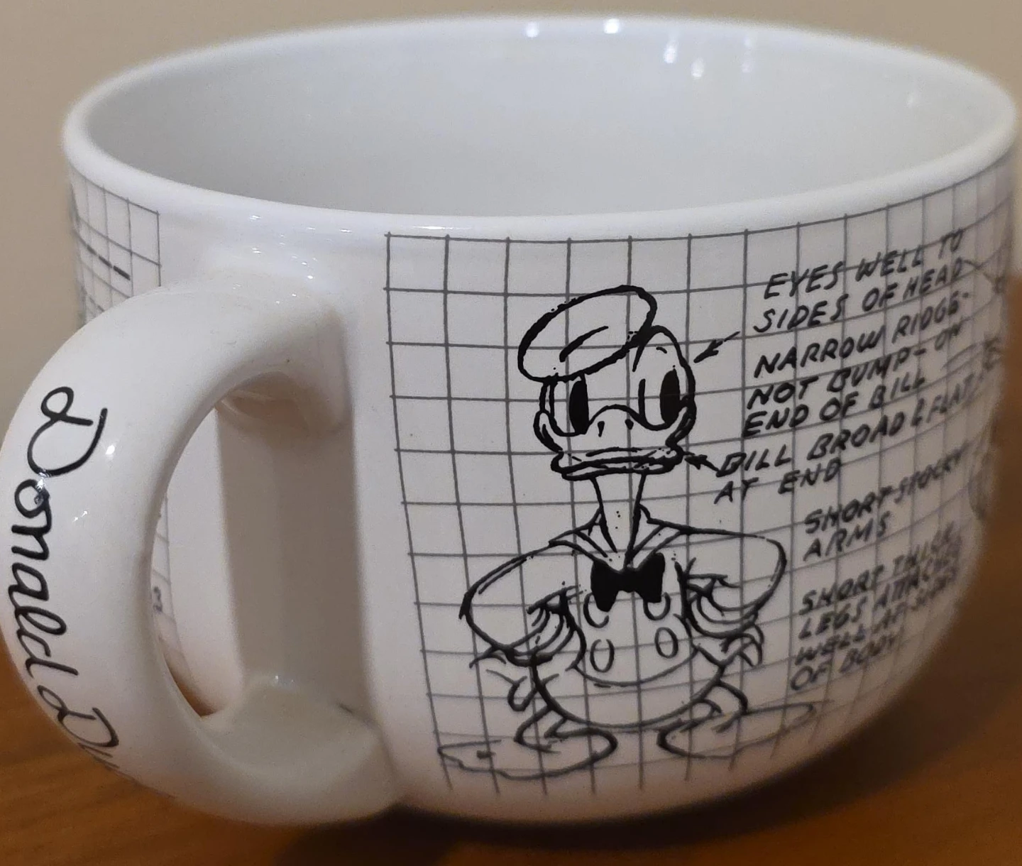 Donald Duck Blueprint Soup Mug