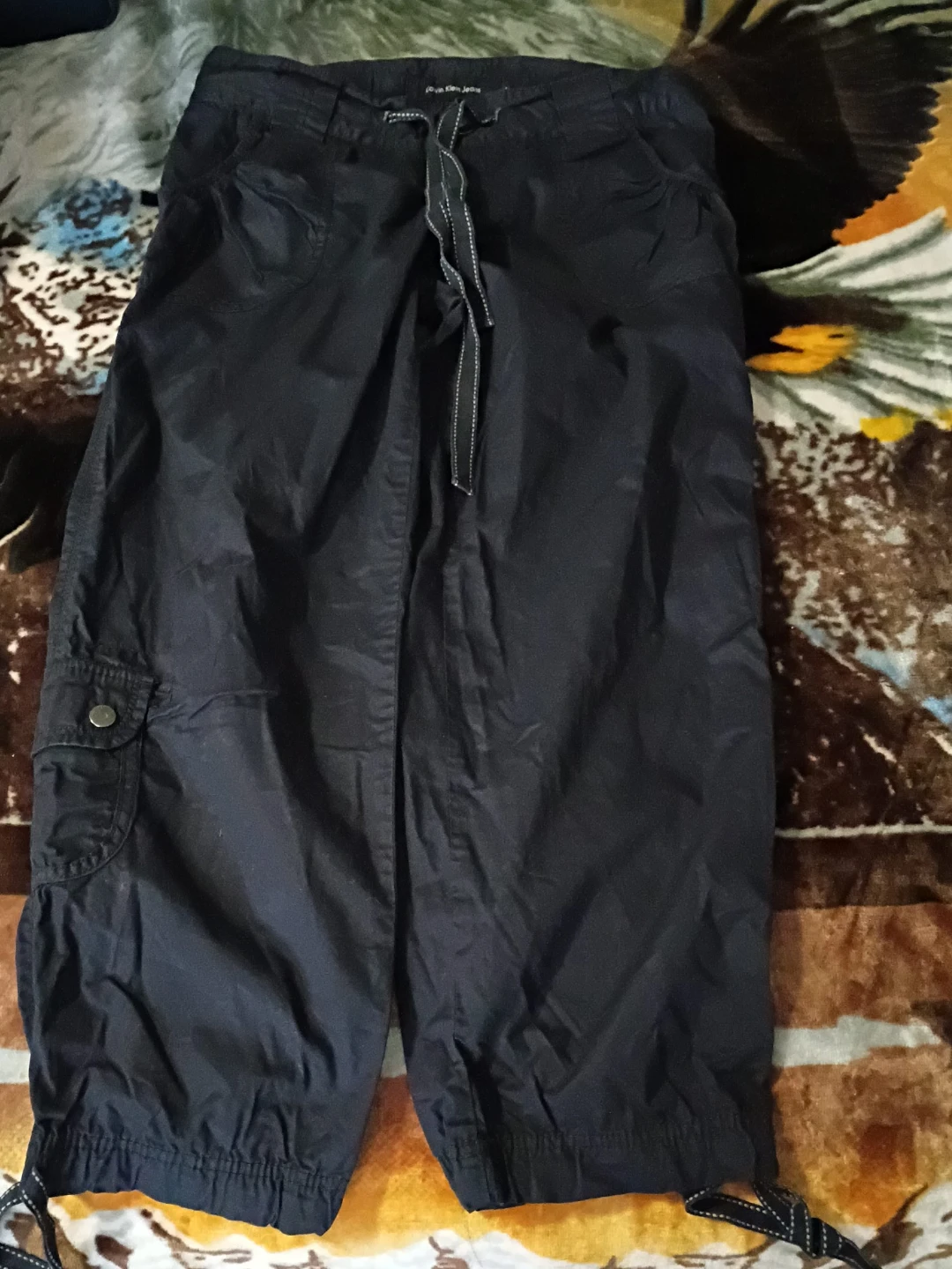 Calvin Klein Jeans Black Cargo Pants