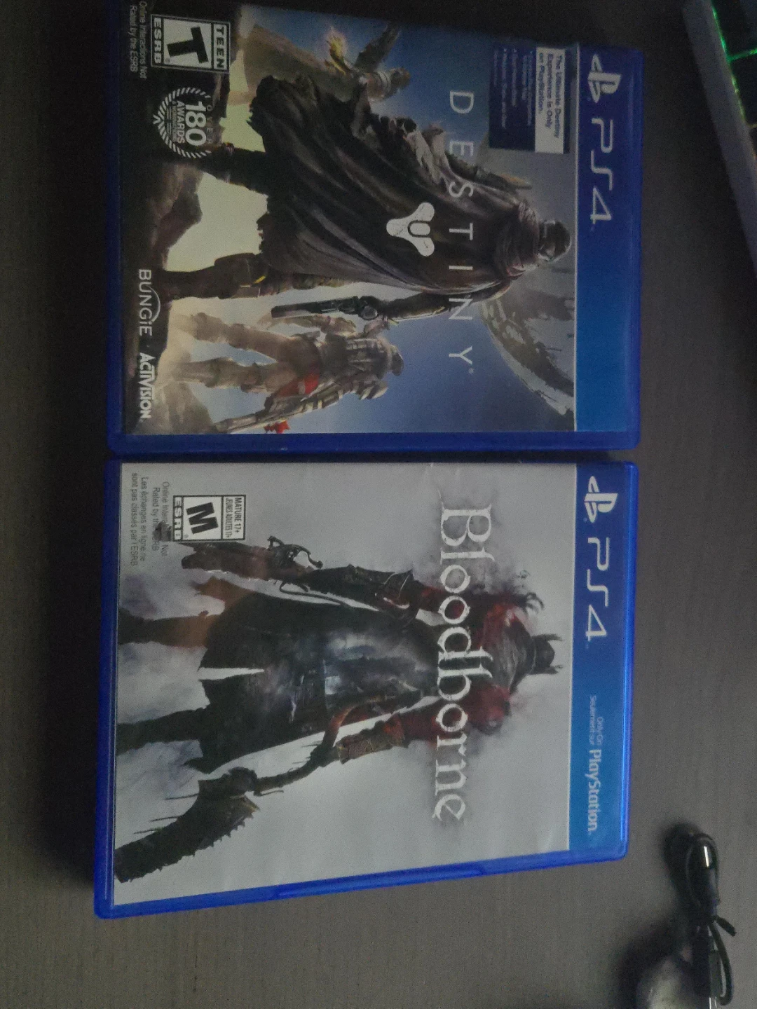 Destiny and Bloodborne PS4 Games