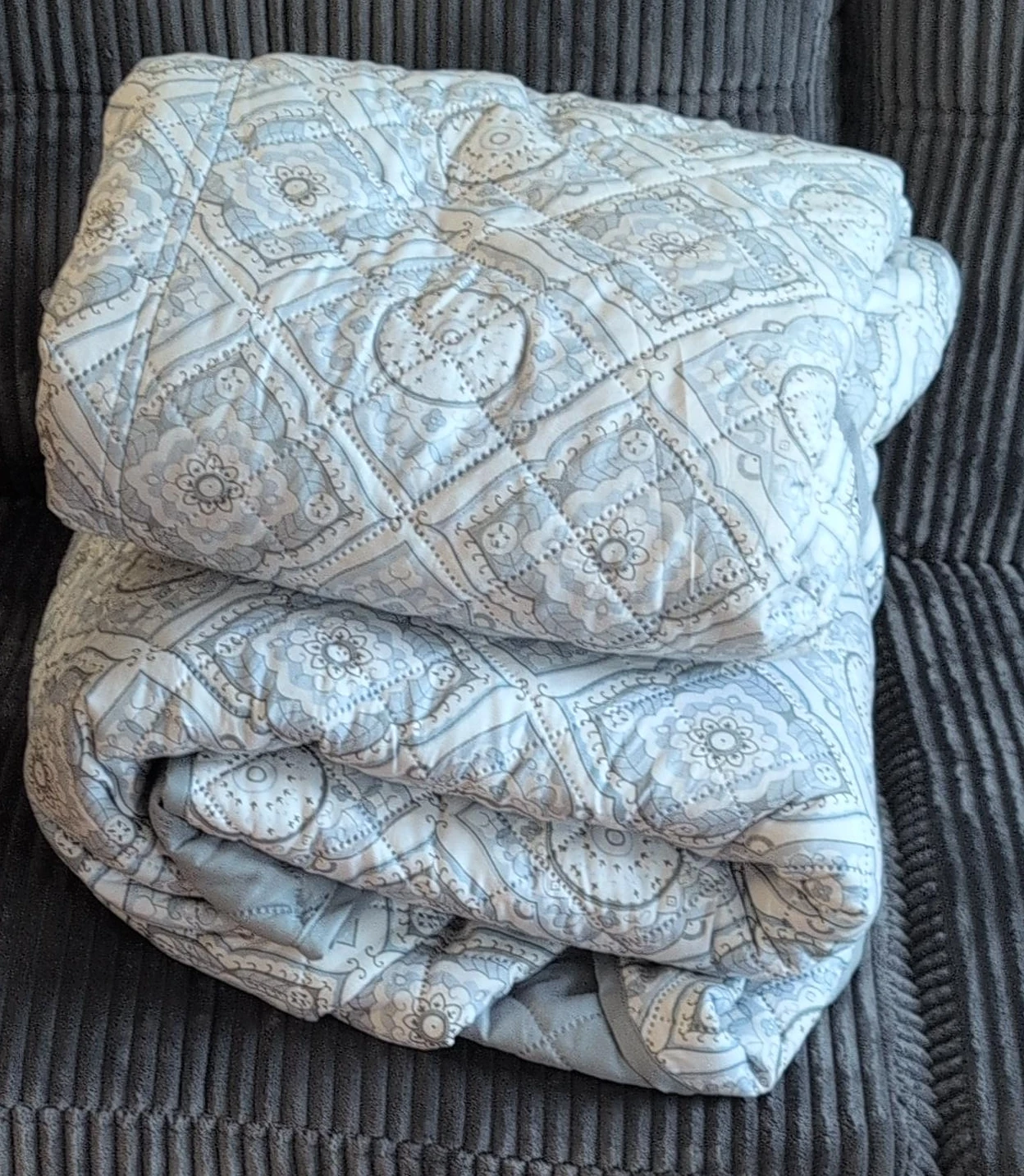 Quilted Floral Pattern sofa covers  $15 each