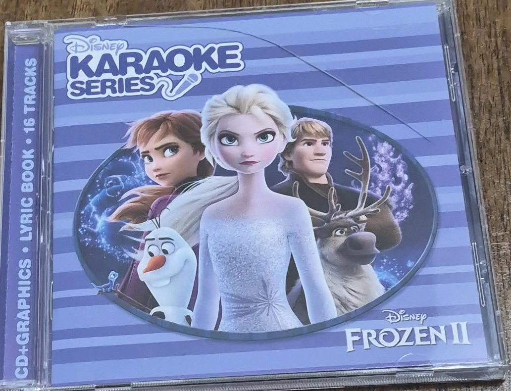 Disney Frozen II Karaoke Series CD+G Lyric Book 16 Tracks