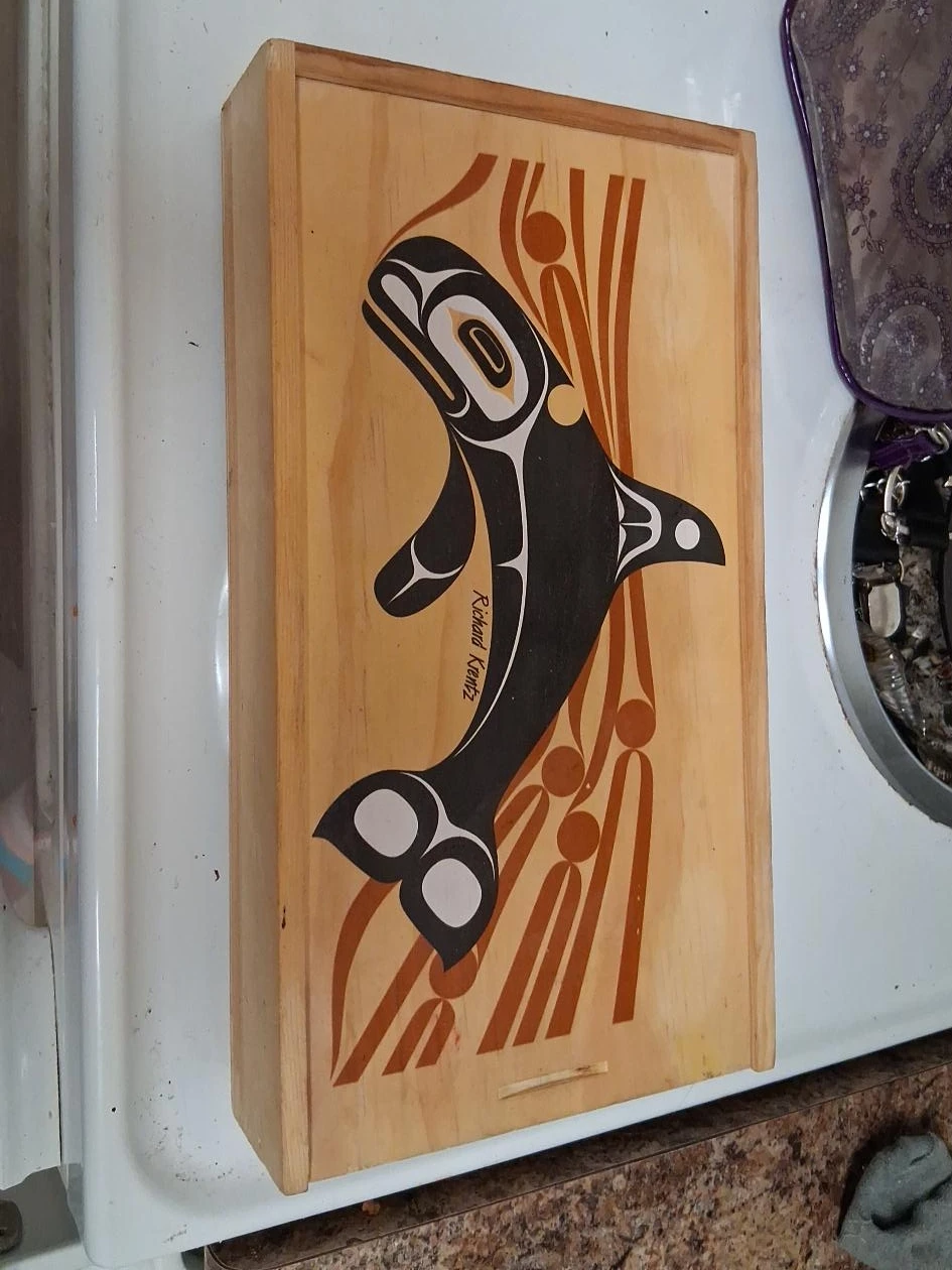 Richard Kientz Orca Art Wooden Box