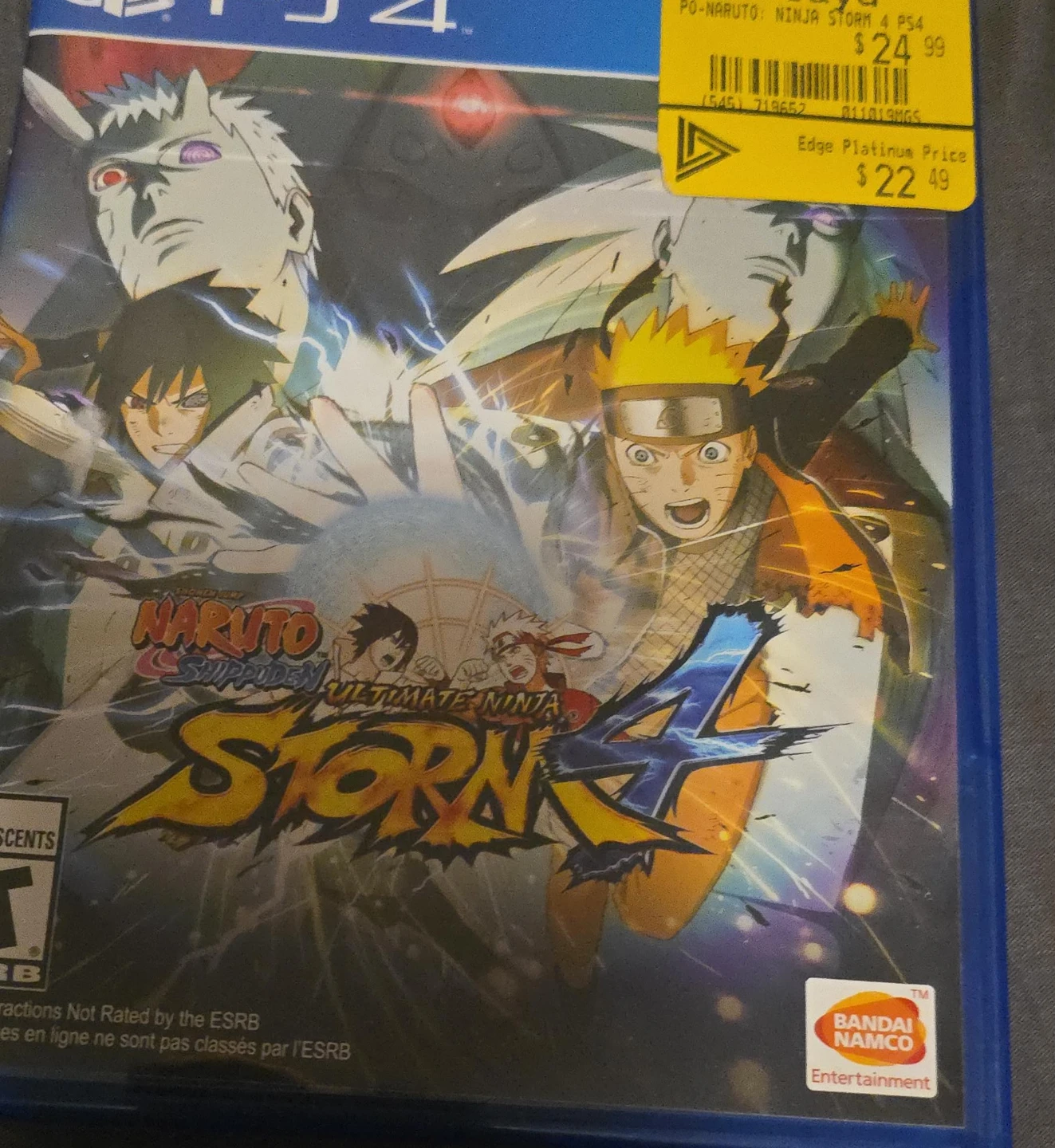 Naruto Shippuden Ultimate Ninja Storm 4 PS4 Video Game