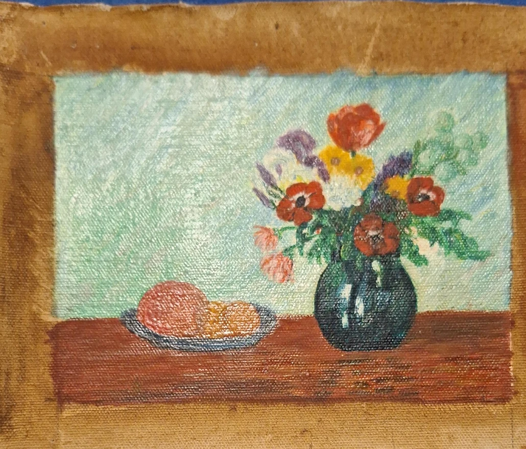 Original Oil Painting - Still Life with Flowers