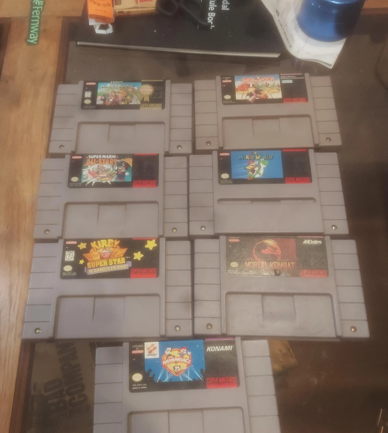 Super Nintendo Game Cartridges Bundle