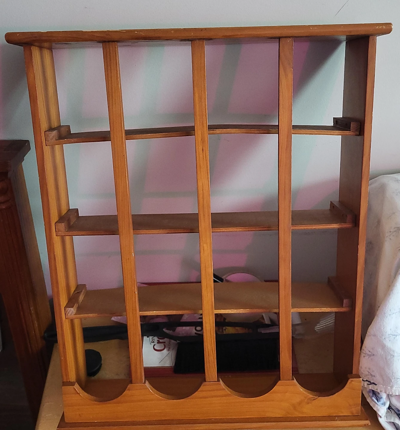 Wooden Display Shelf Organizer