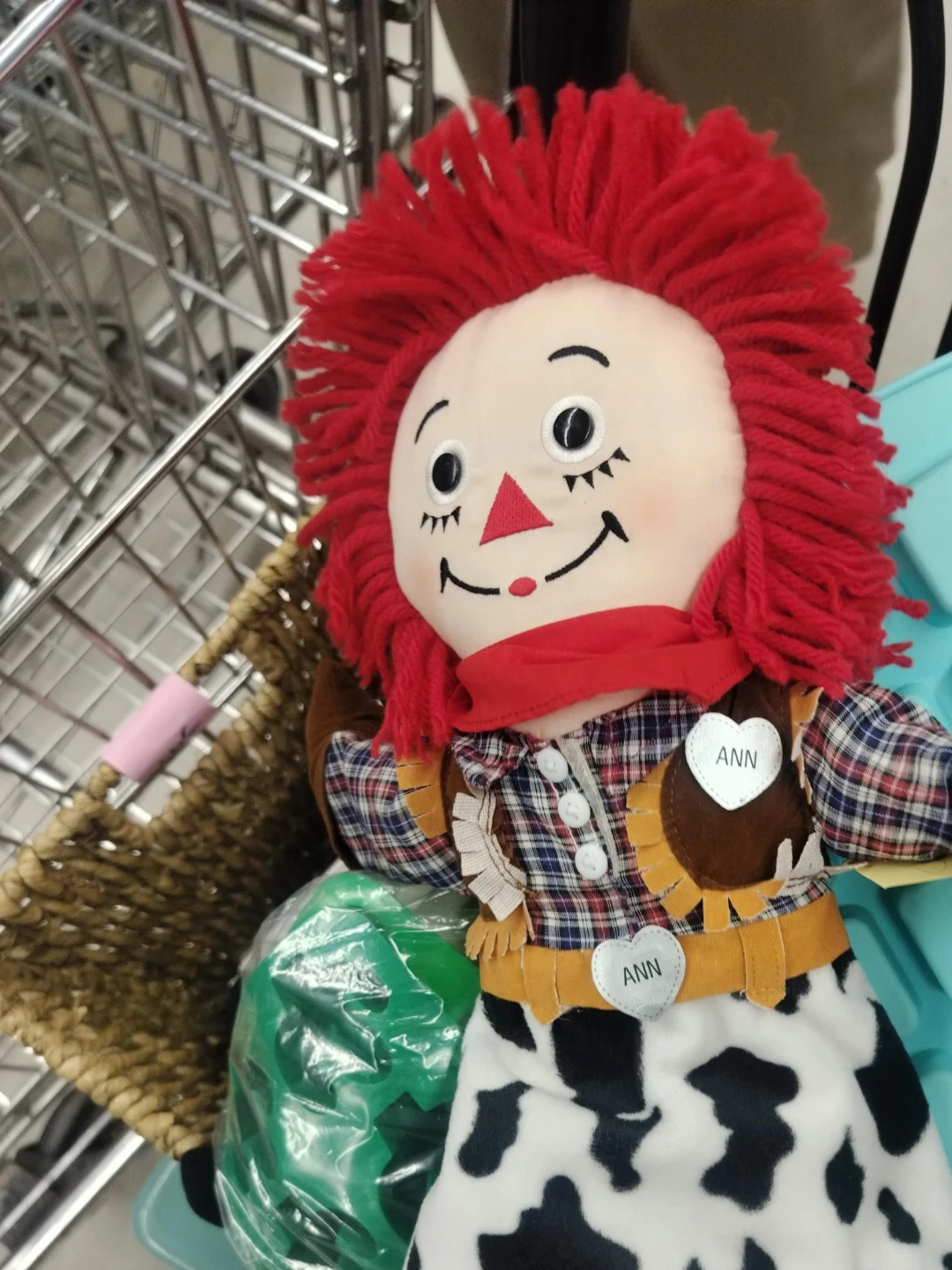 16 " Rag Doll Annabelle  "Ann" Heart Embellishments