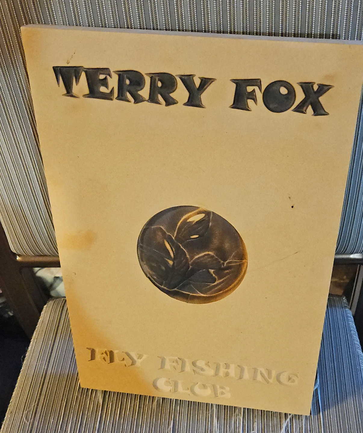 Terry Fox Fly Fishing Club Plaque