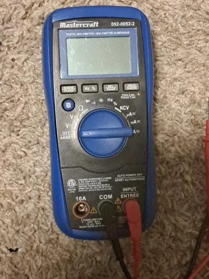 Mastercraft Digital Multimeter 052-0052-2