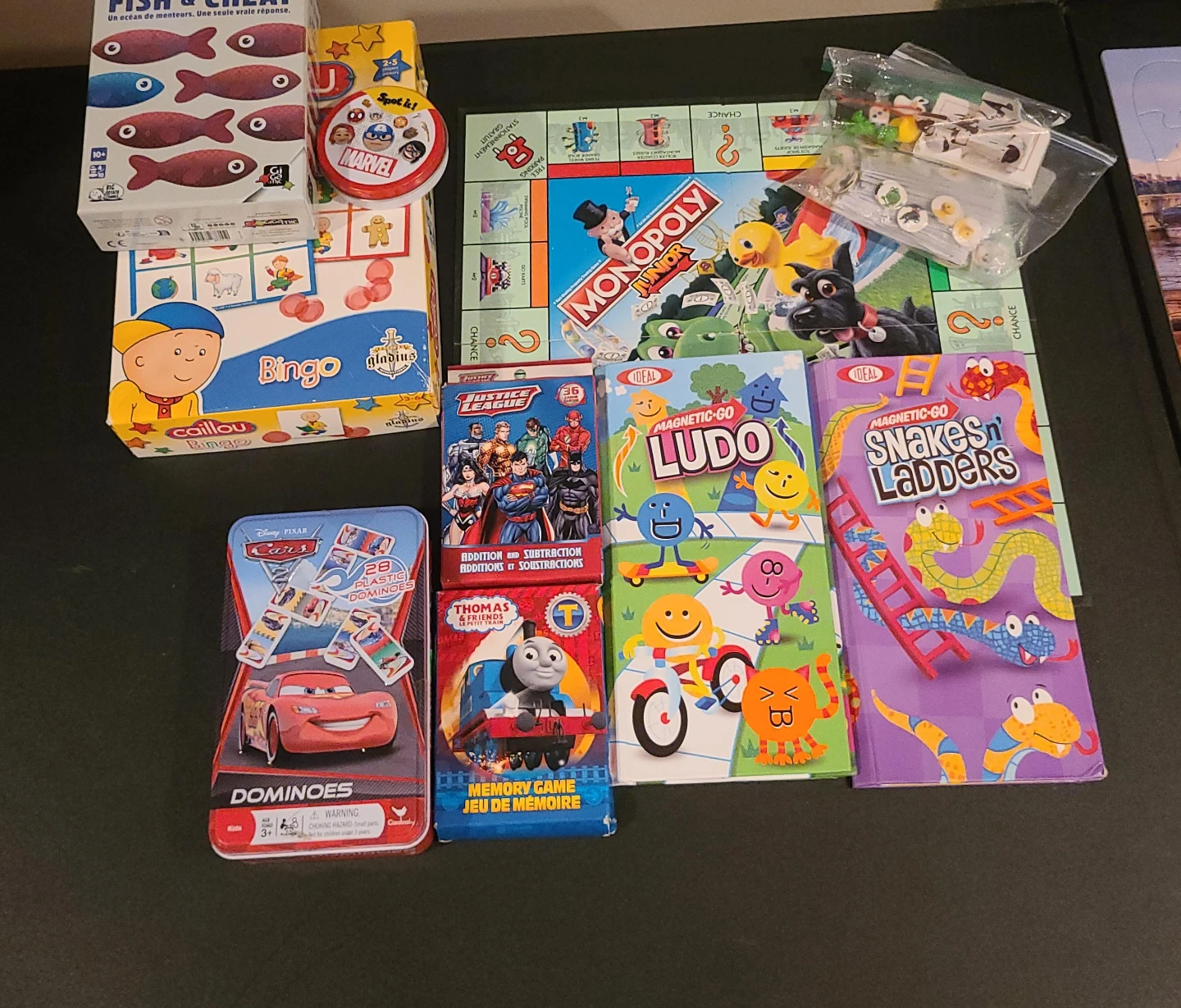 Kids Board Game Monopoly Jr., Ludo, Snakes & Ladders, More