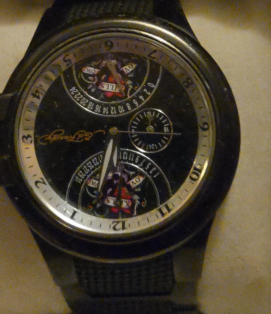 Ed Hardy Men's Black Watch