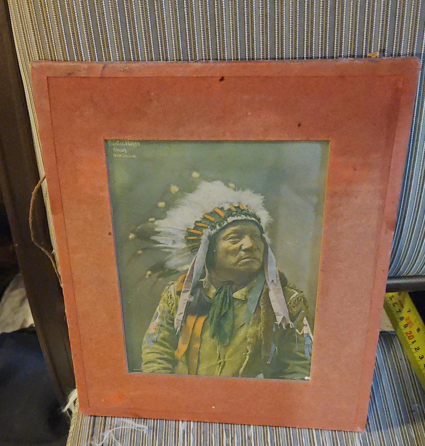 Framed Photograph - Chief Iron Tail
