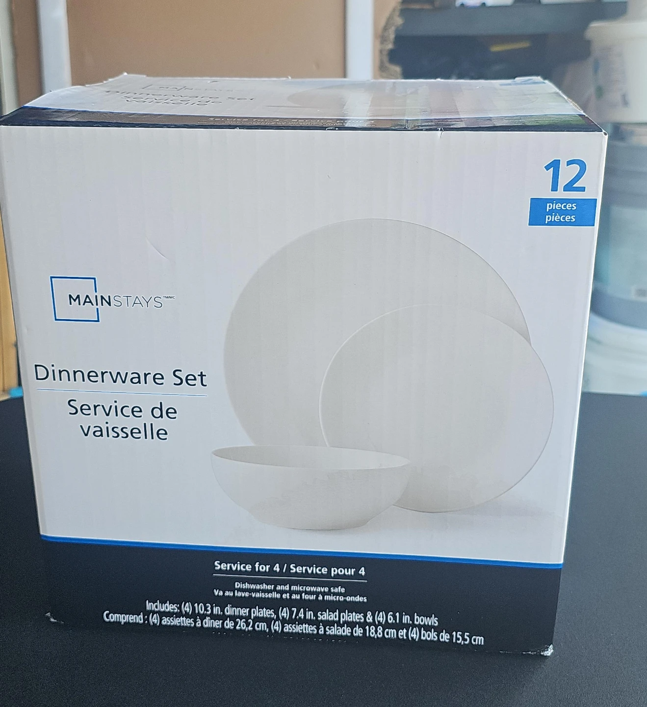 Mainstays Dinnerware Set - Service for 4
