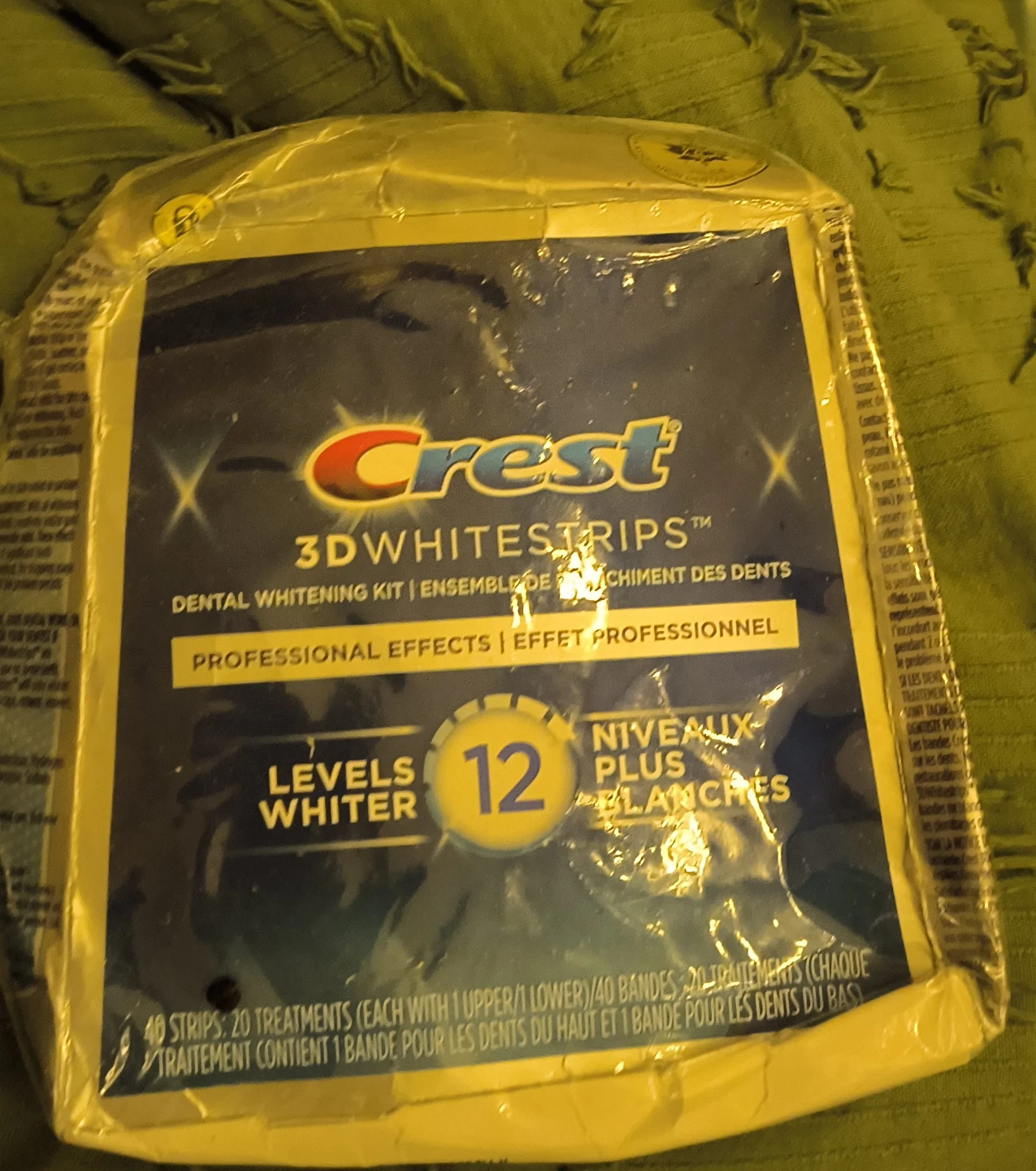 Crest 3DWhitestrips Professional Effects Dental Whitening Kit