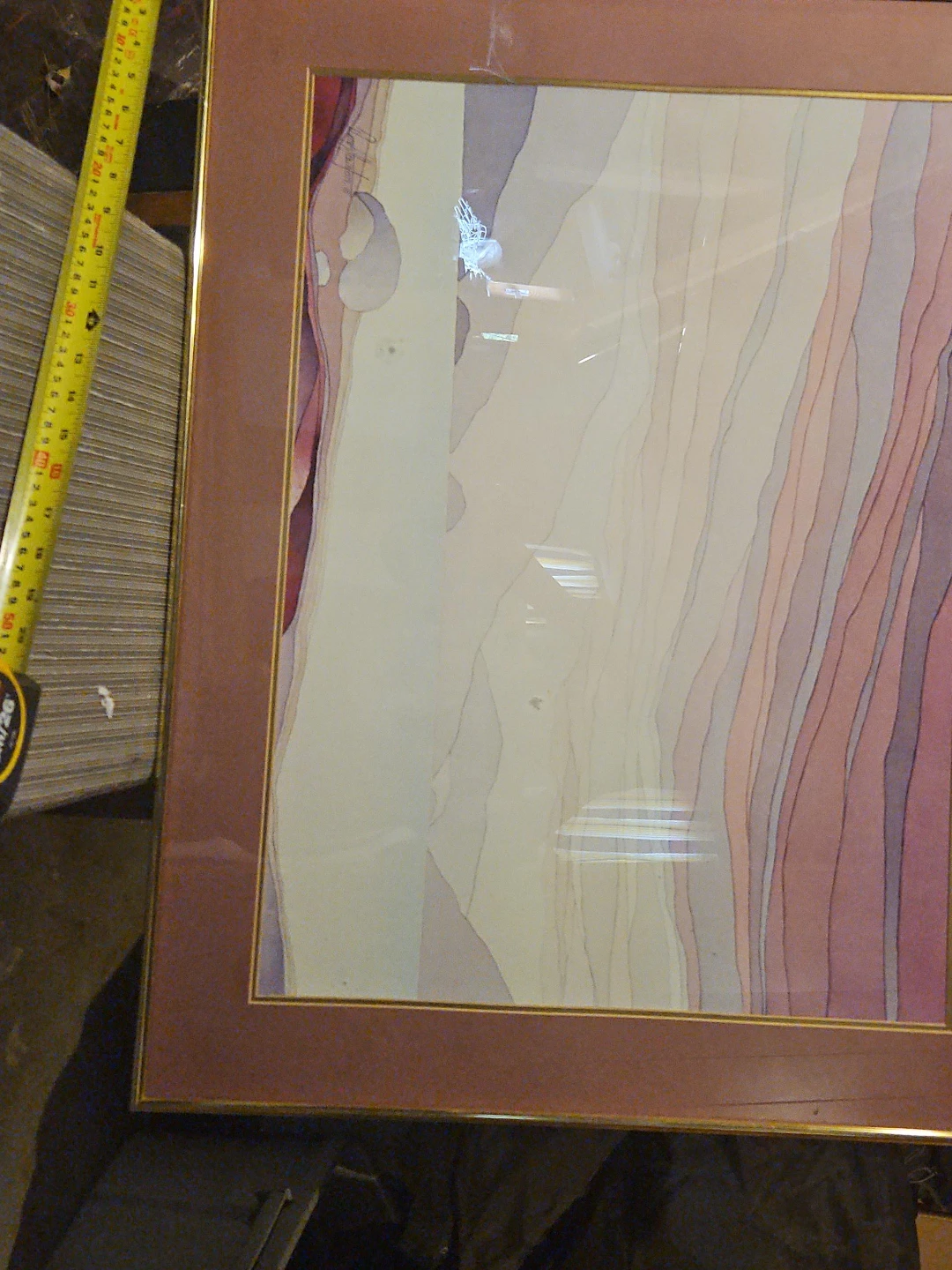 Framed Abstract Landscape Art Print