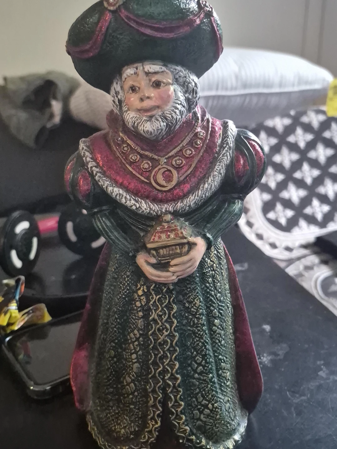 Decorative Figurine of a Royal Figure