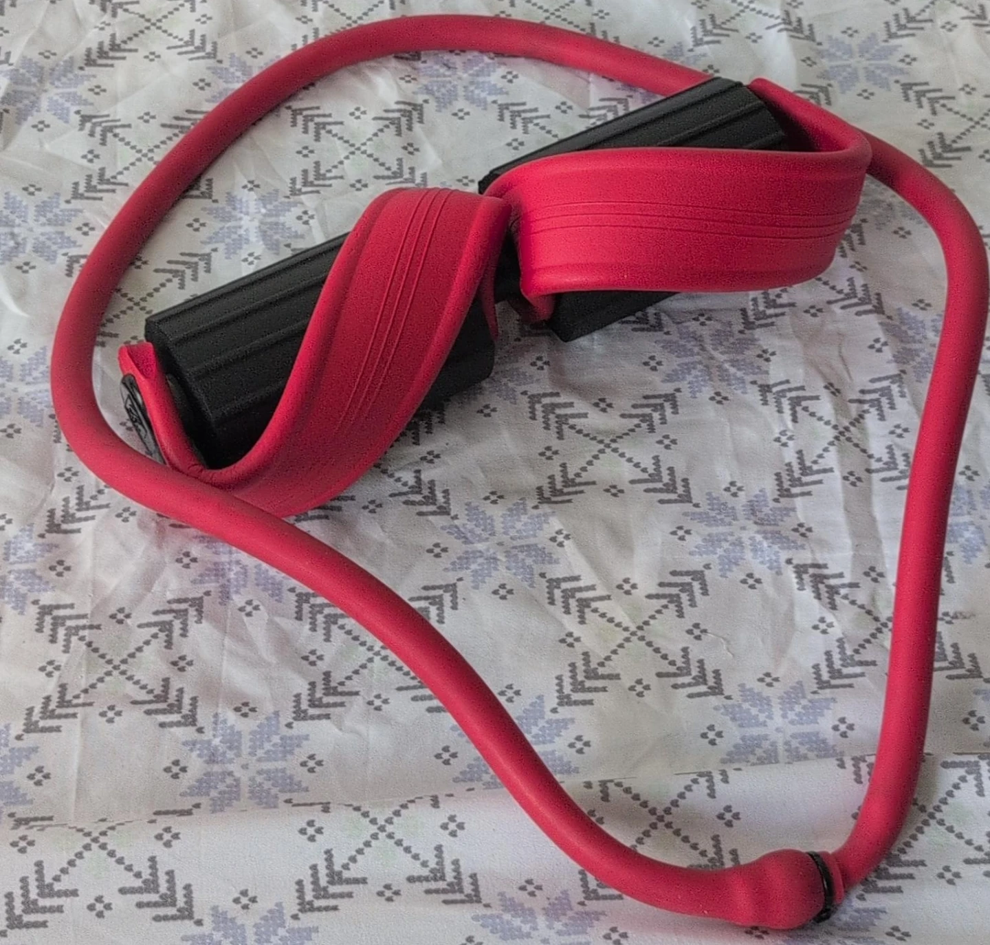 Red Resistance Band with Handles