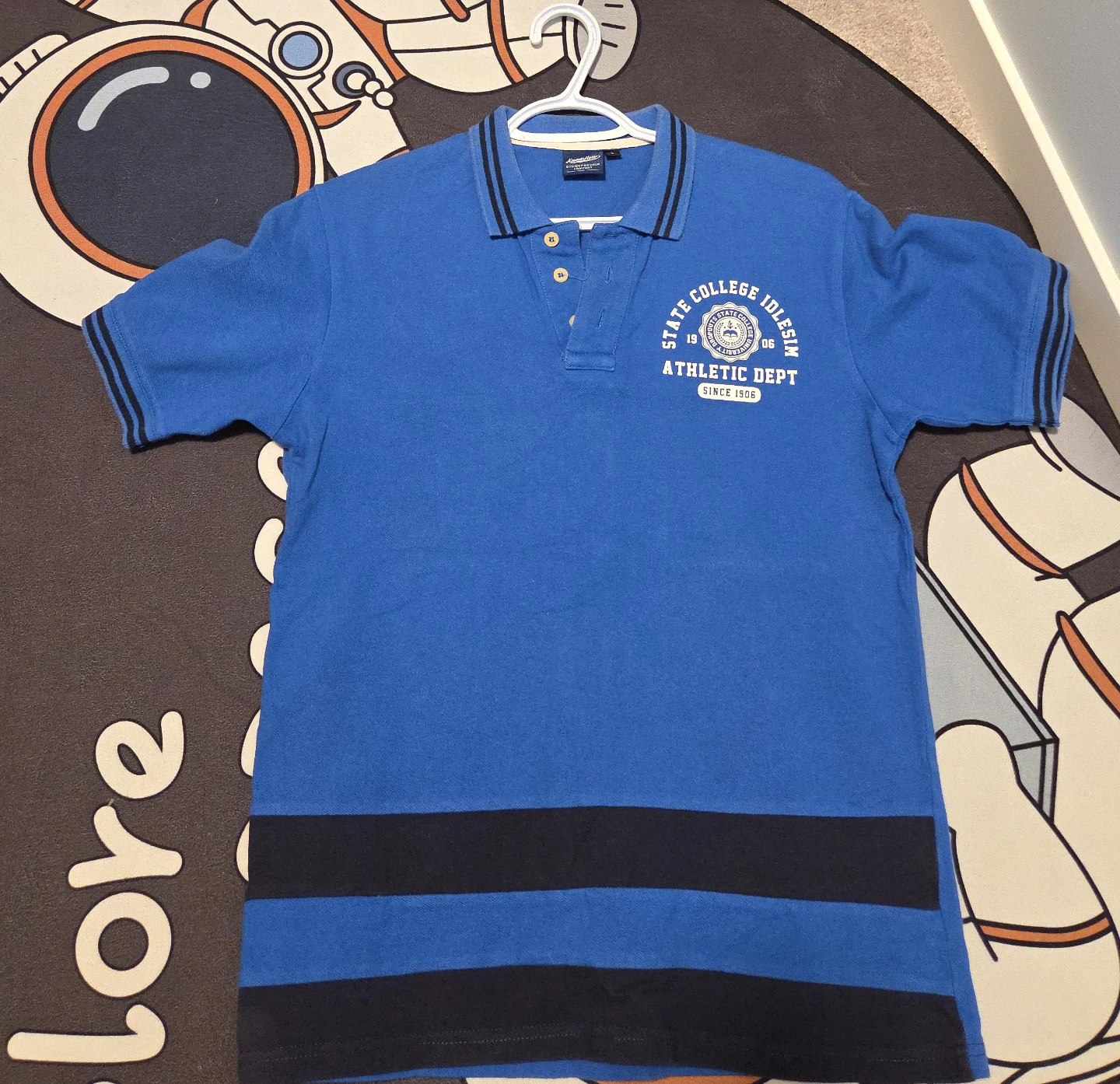 Blue State College Athletic Dept Polo Shirt