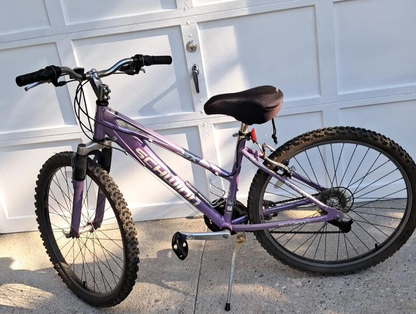 Purple Schwinn Mountain Bike