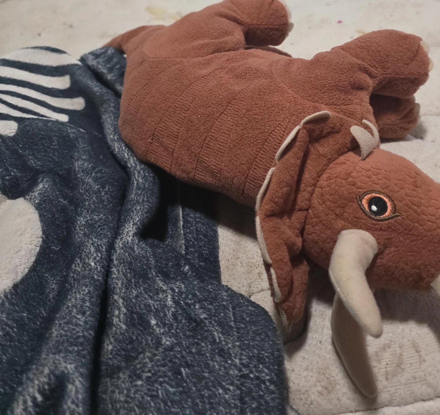 Brown Dinosaur Plush Toy