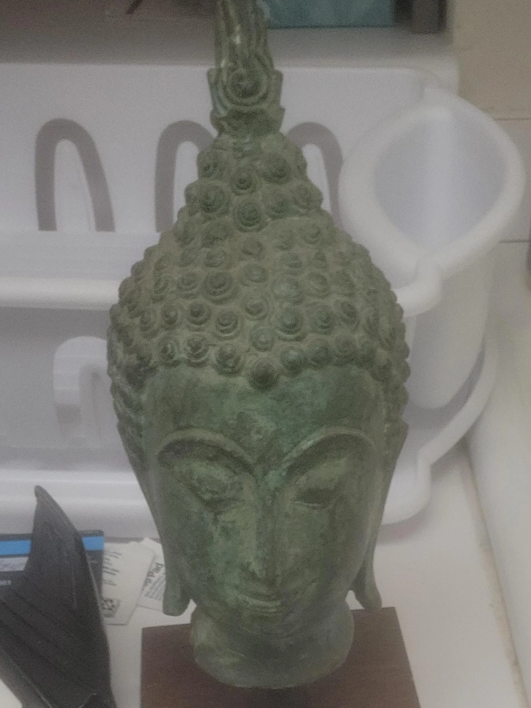 Vintage Buddha Head Statue