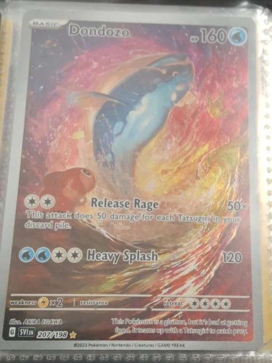 Pokemon Dondozo Card 207/198