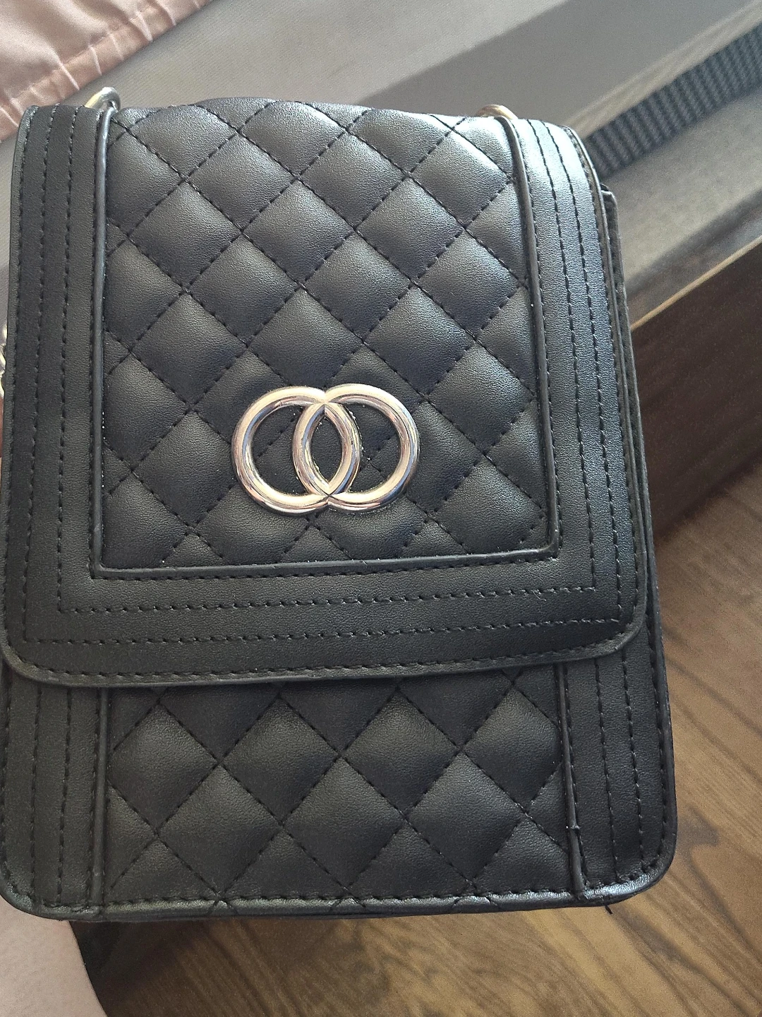 Black Quilted Shoulder Bag