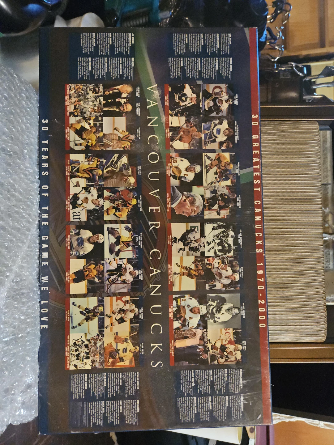 Vancouver Canucks 30 Greatest Players 1970-2000 Poster