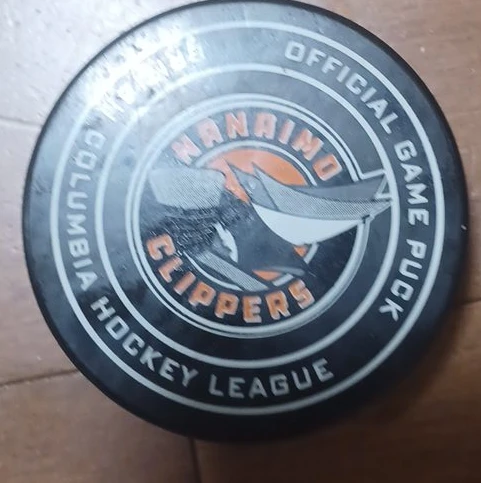 Nanaimo Clippers Official Game Puck