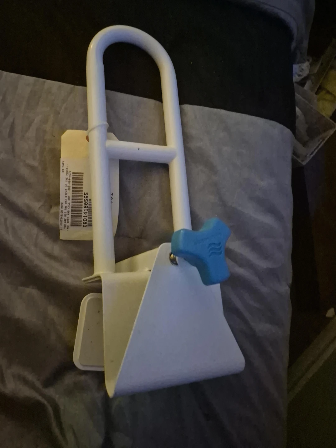 White Bathtub Grab Bar