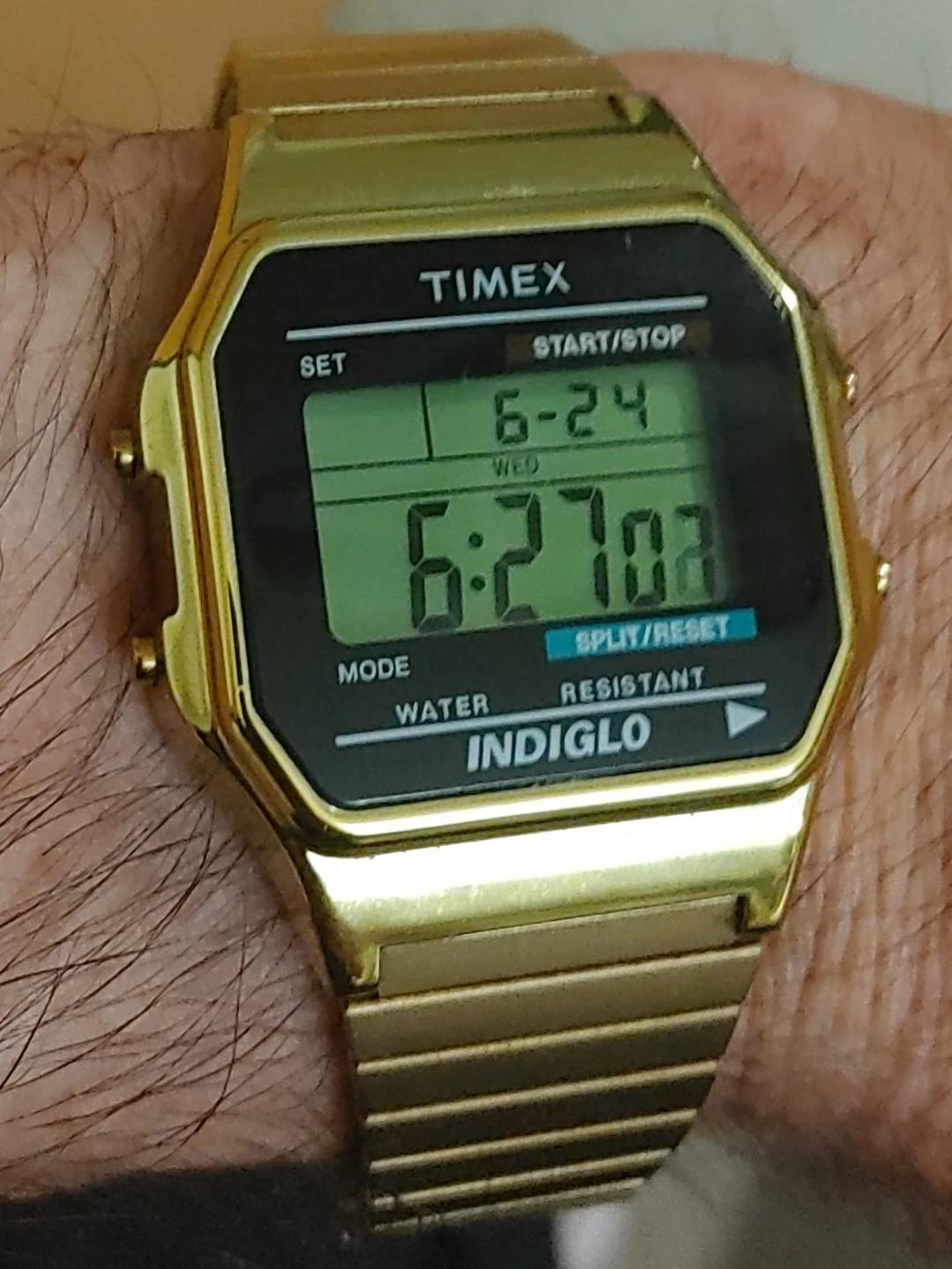 Timex Indiglo Water Resistant Digital Watch