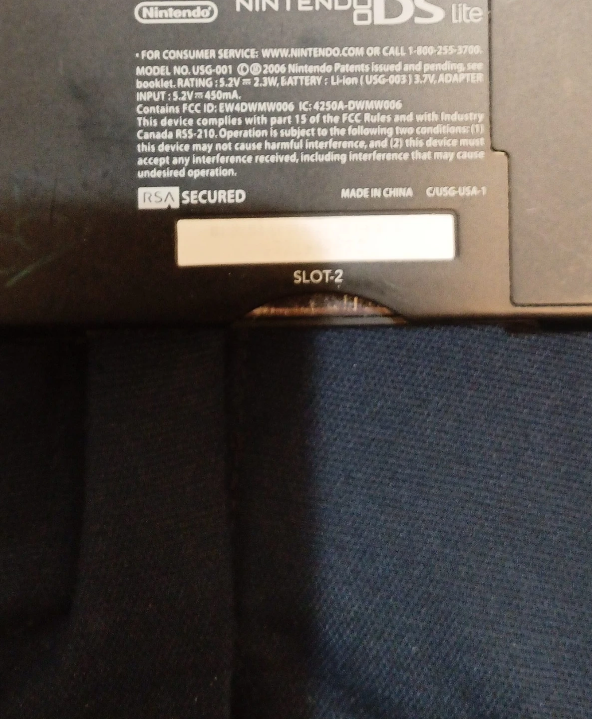 Nintendo DS Lite Game Console