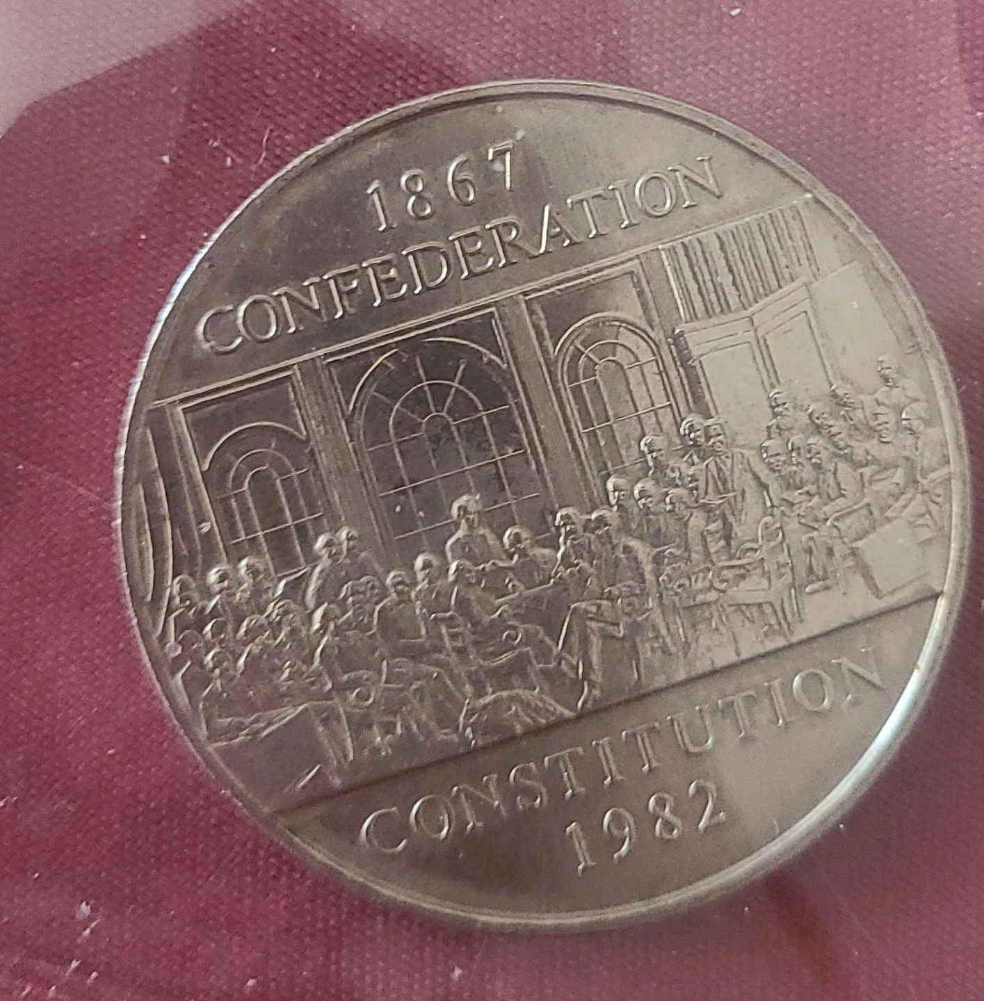 1867 Confederation Constitution 1982 Commemorative Medal