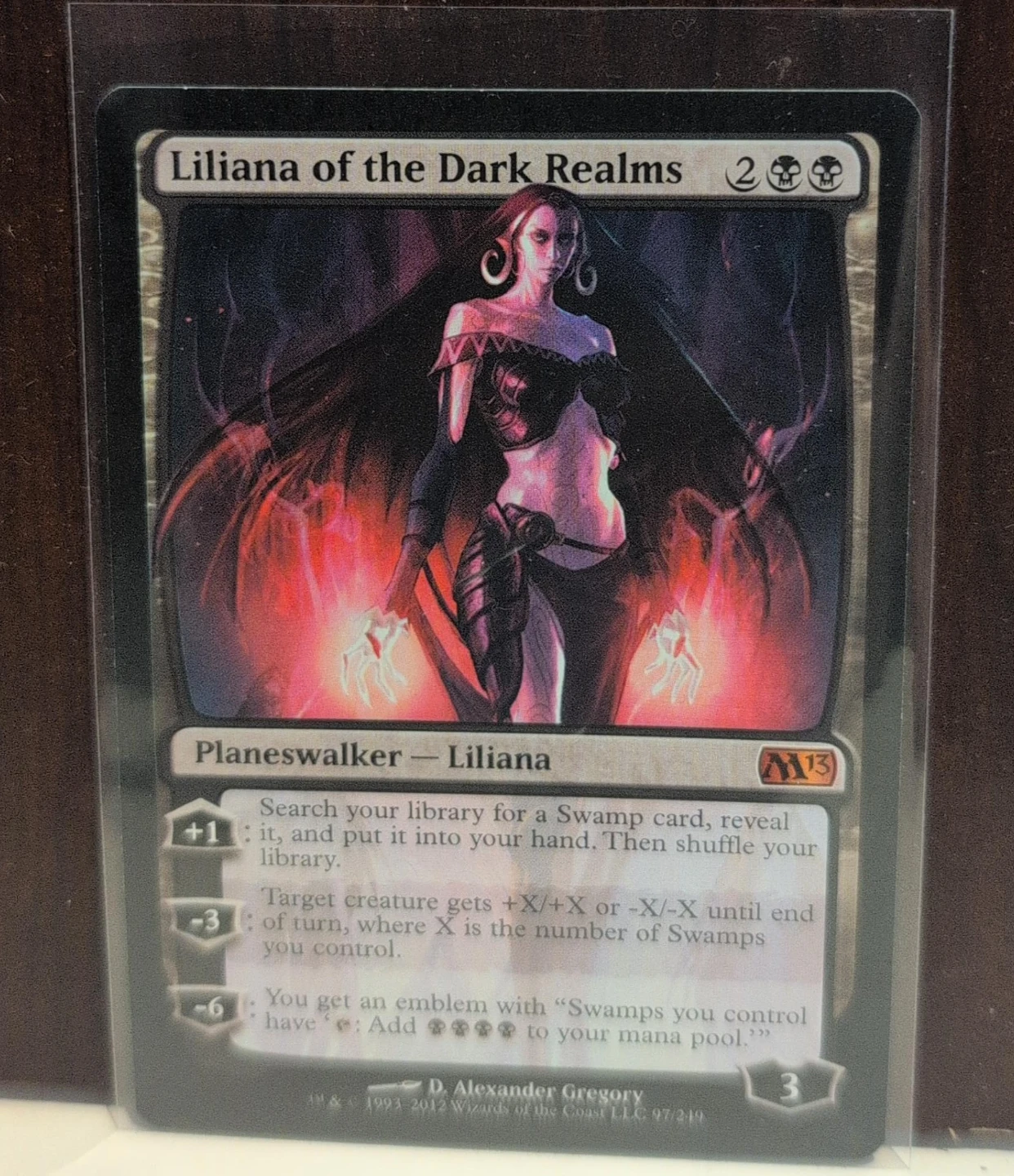 Magic The Gathering Liliana of the Dark Realms Card
