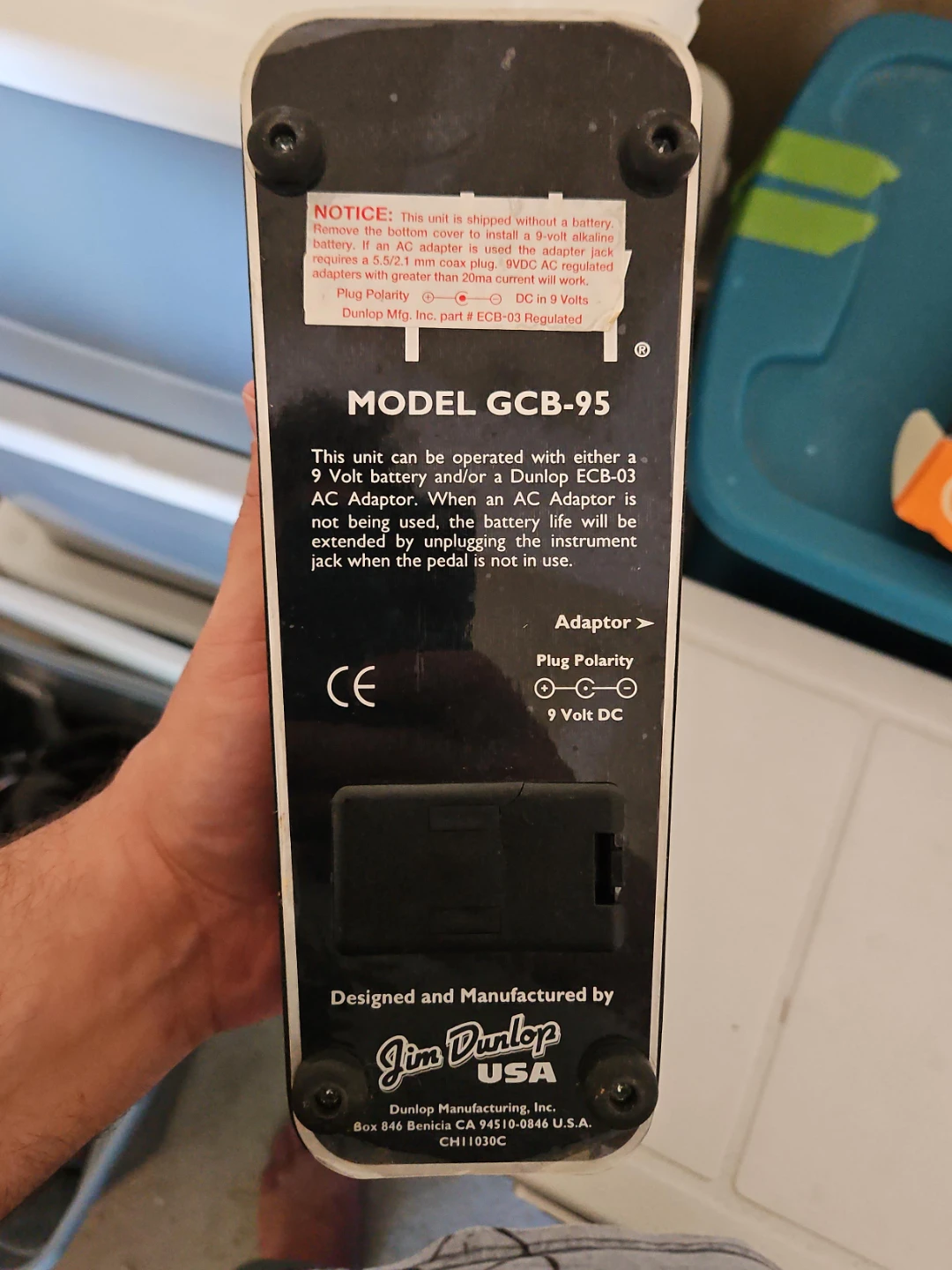 Jim Dunlop GCB-95 Cry Baby Wah Pedal