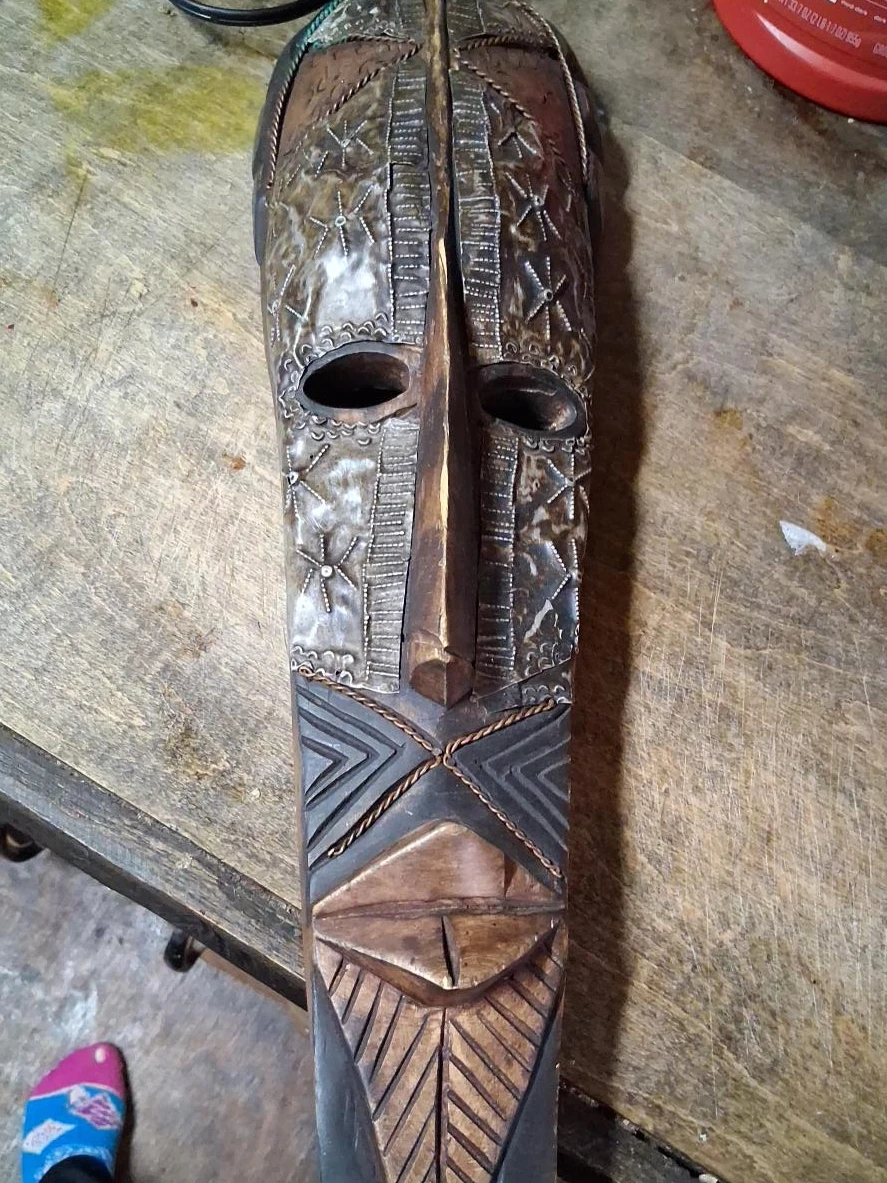 Handcrafted Tribal Mask - Made in Ghana
