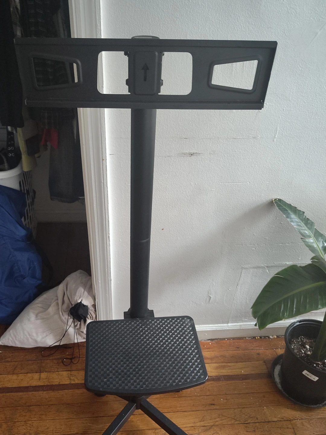 Black TV Cart Stand