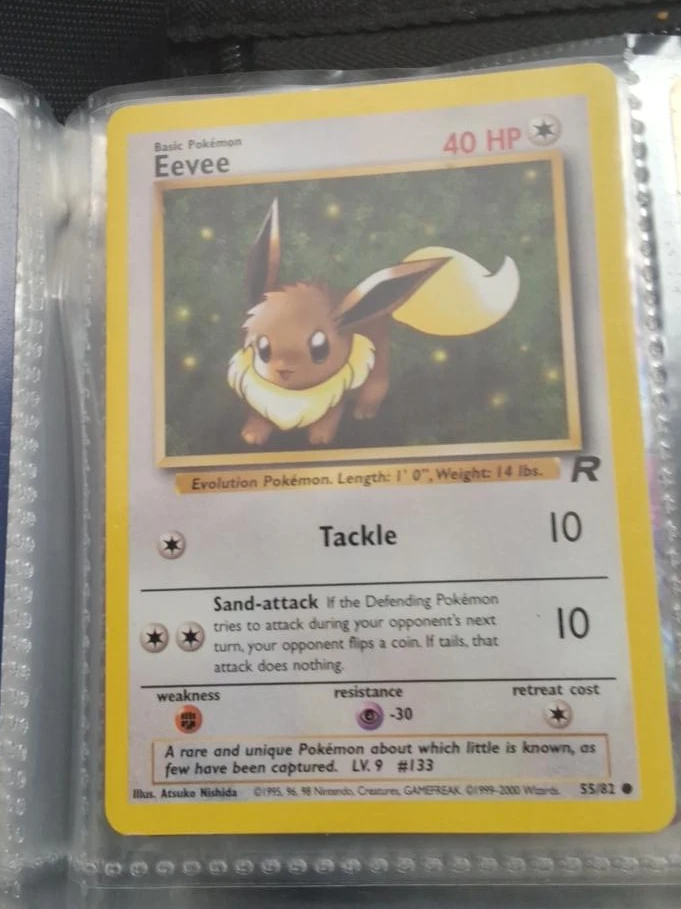 Pokemon Eevee Basic Card