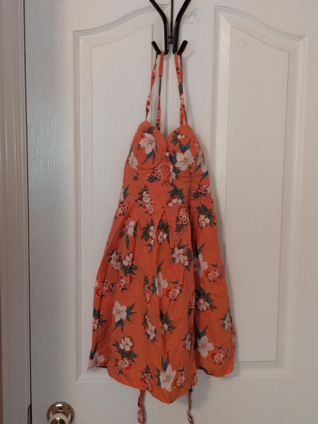 Orange Floral Sundress