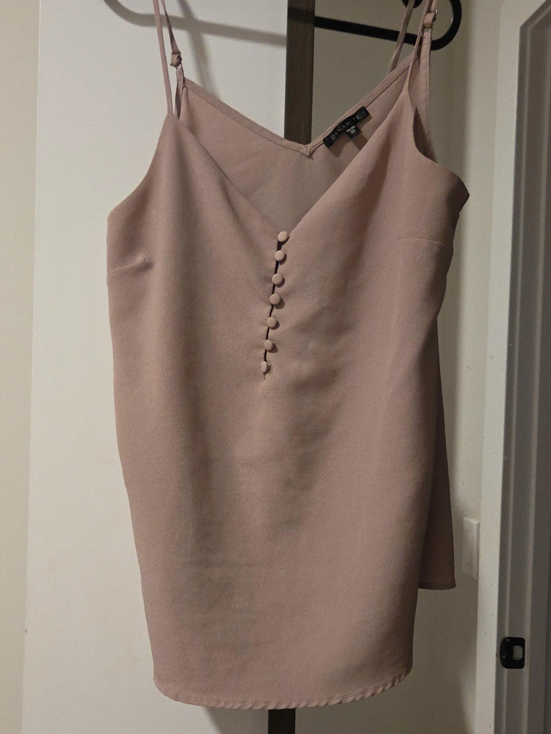 Dynamite Camisole Top - Blush Dusty Pink