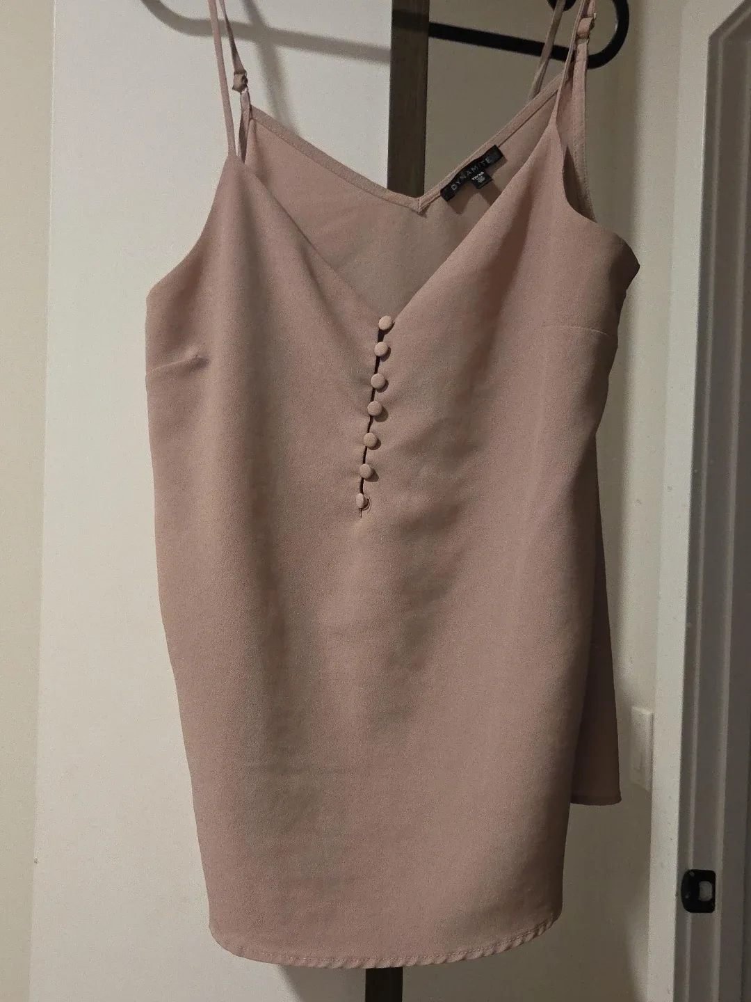 Dynamite Camisole Top - Blush Dusty Pink