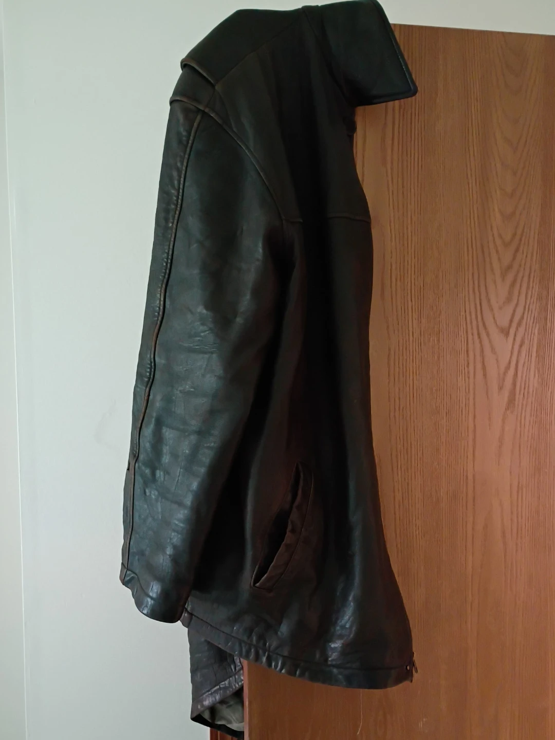 Men's Dark Brown Leather Jacket