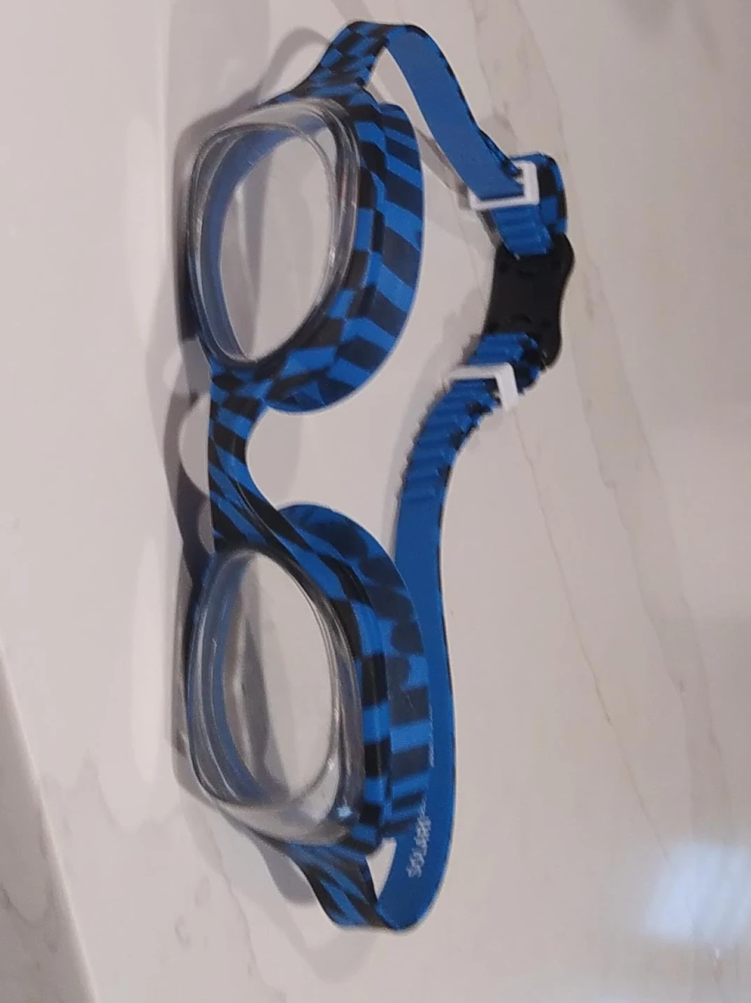 Blue and Black Goggle Set