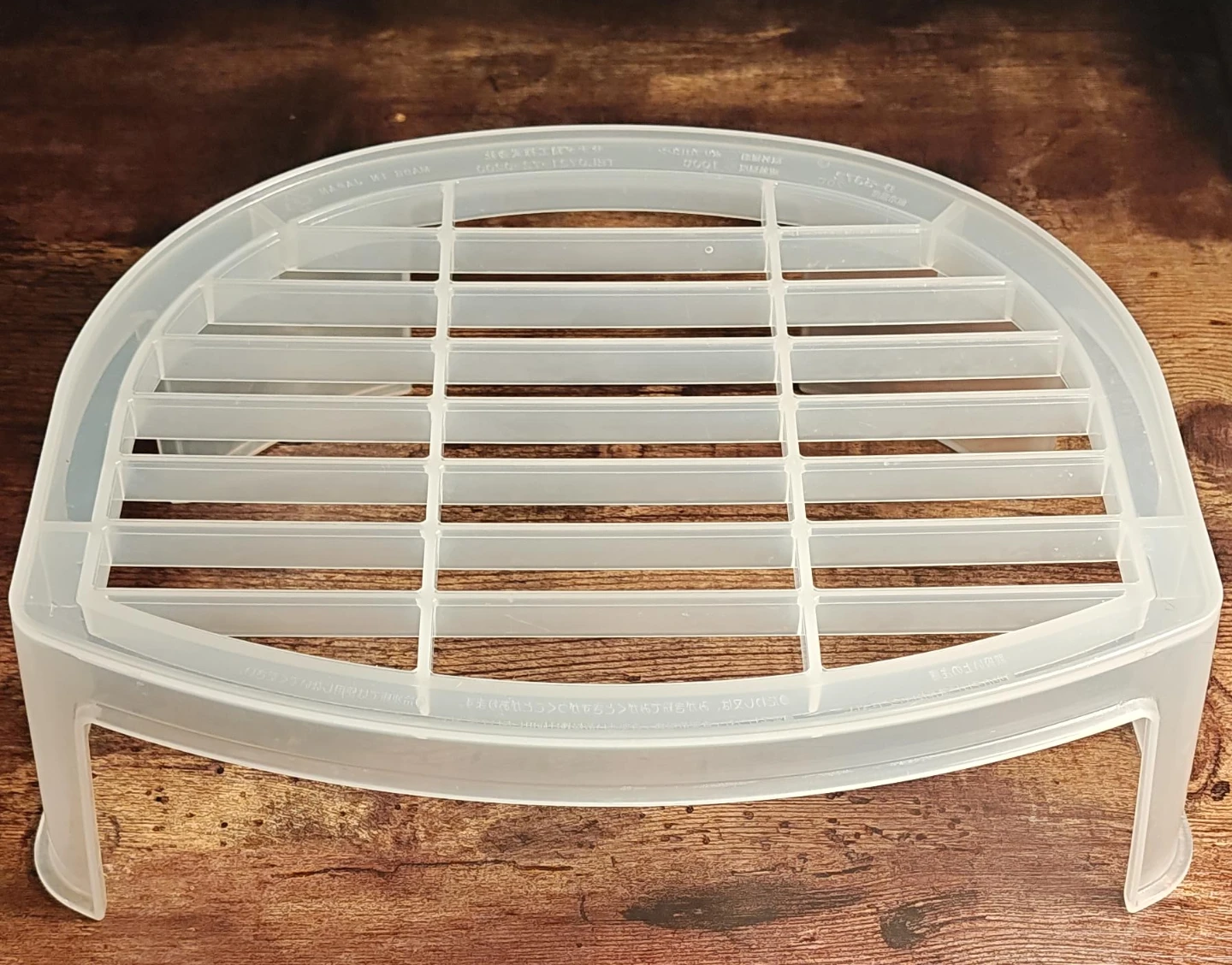Clear Plastic Stackable Shelf Riser