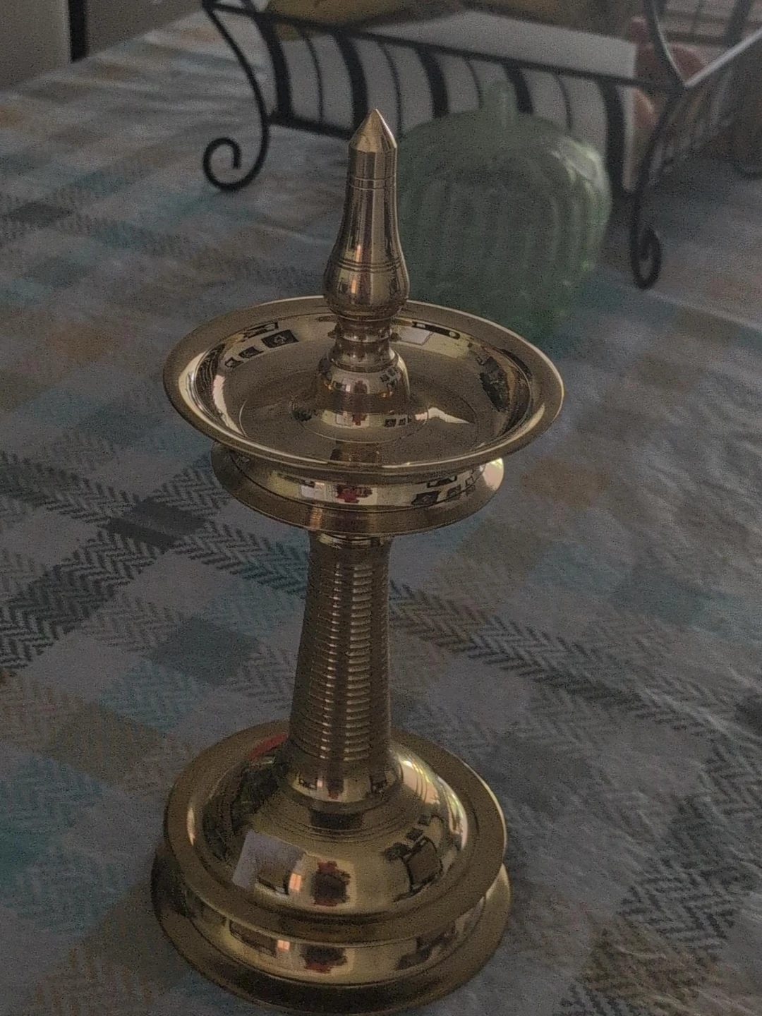 Traditional Brass Diya Oil Lamp